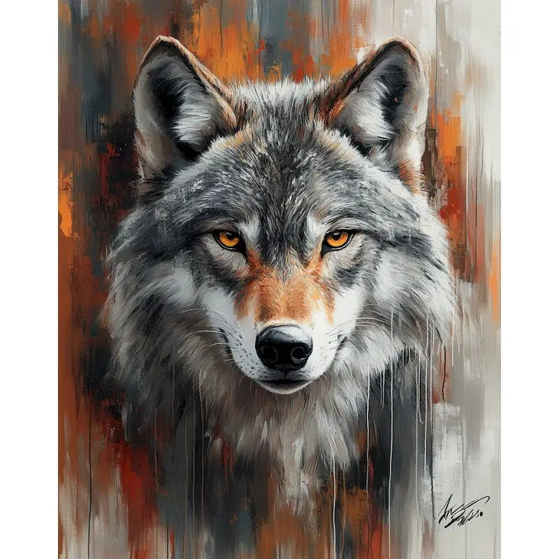 Paint by Number Kit for Adults – Flower & Animal Canvas 60×75cm