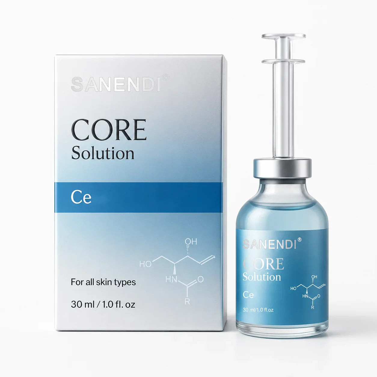 SANENDI Salmon DNA Serum – Hyaluronic Acid & Peptide Essence