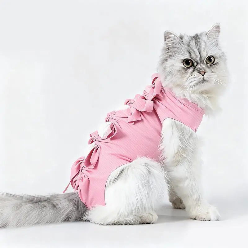 Cat Recovery Suit – Post-Op Anti-Licking Protective Clothing