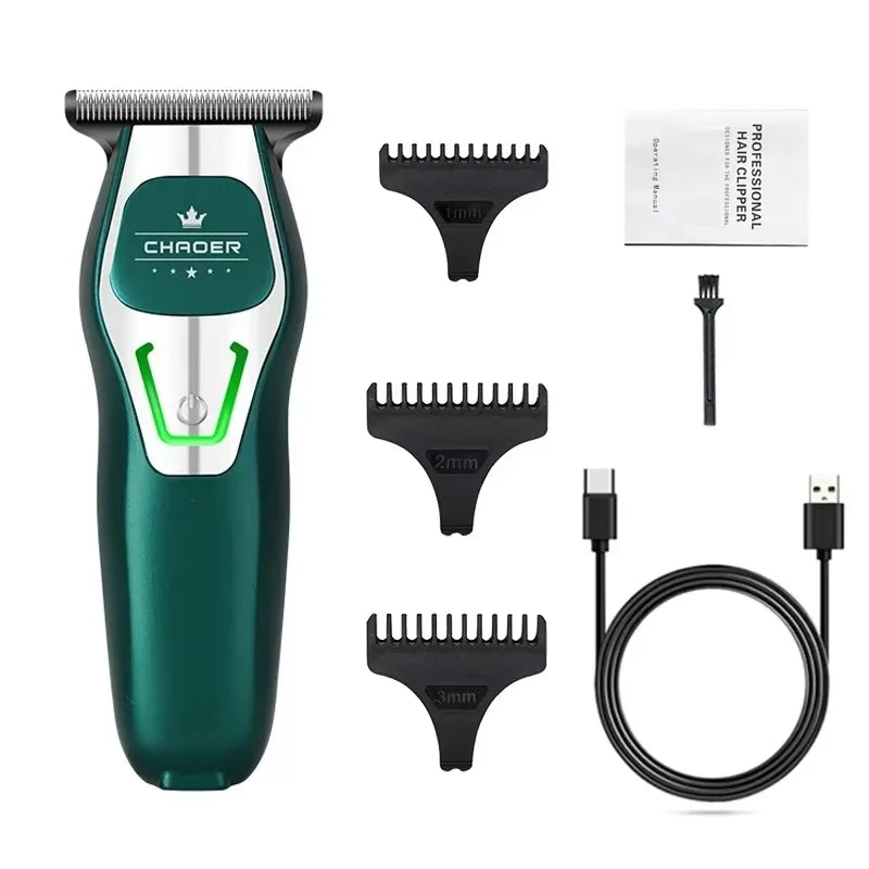 Mini Portable Electric Hair Clipper & Bald Head Trimmer | YD Electric Hair Clipper Peaceful Pleasures Health and Wellness Green