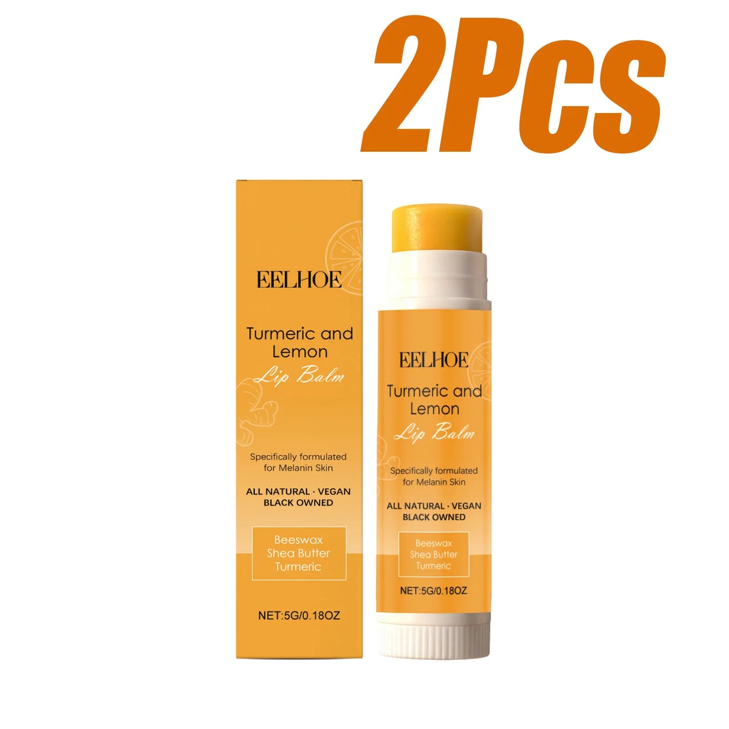 Turmeric Lemon Lip Balm – Brightening & Moisturizing Lip Care