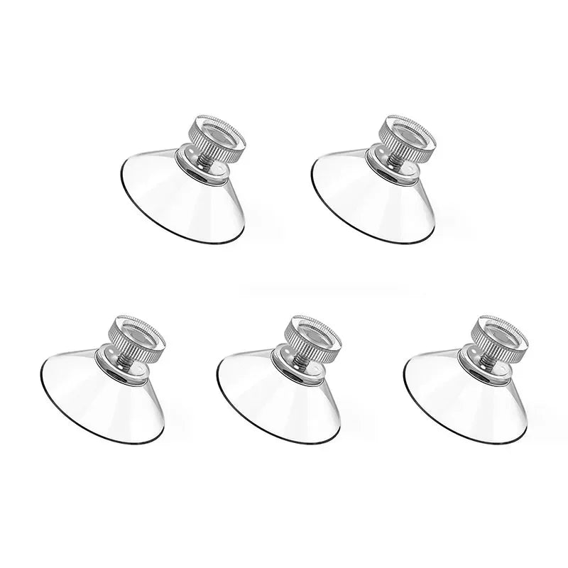 5-Pack PVC Suction Cup Hooks – Bathroom, Kitchen & Home Wall Hooks