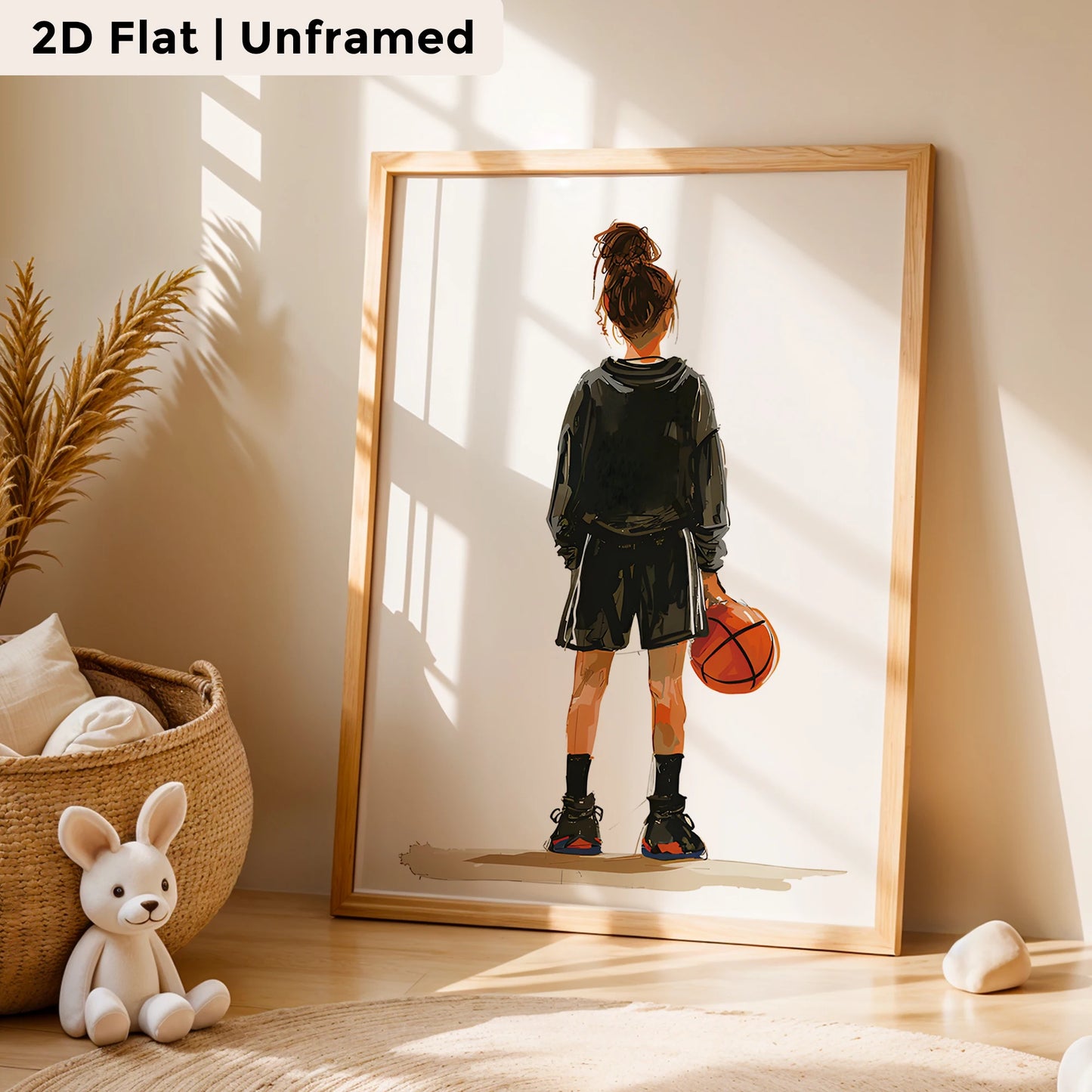 3-Piece Basketball Canvas Wall Art Print | Sports Poster Set
