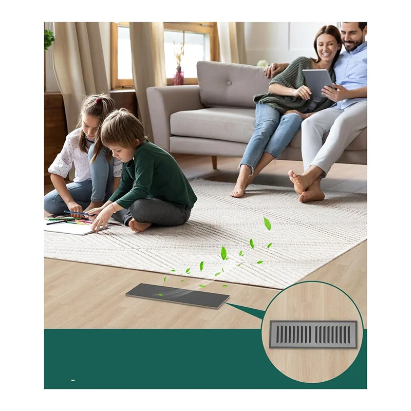 Y51A-Magnetic Register Covers Air Vent Covers Mesh Vent Covers For Home Floor Ceiling Catch Debris Hair Insect Peaceful Pleasures Health and Wellness
