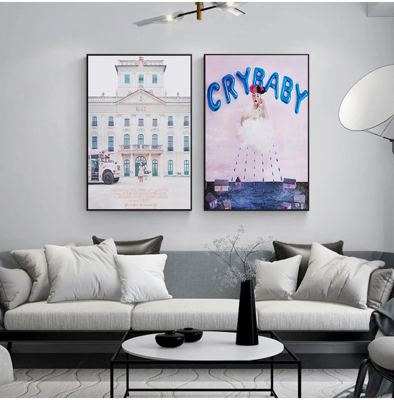 G622 Art Decor Melanie K 12 Cry Baby Hot Album Martinez Hot Music Singer Star Wall Art Canvas Painting Silk Poster Peaceful Pleasures Health and Wellness