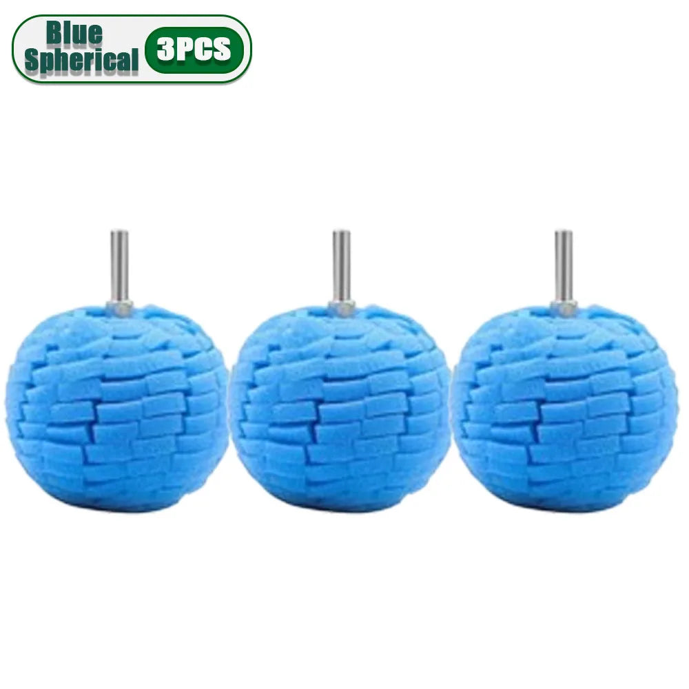 Car Wheel Hub Polishing Sponge Cone – Rim Cleaner Tool