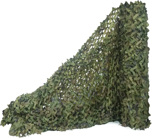 Camouflage Net Bulk Roll - shade Net for Hunting, Home Decor, Paintball.Bird Watching, camping, car cover, and Theme Party Deco Peaceful Pleasures Health and Wellness 1.5Mx2M(4.9ftx6.6ft)