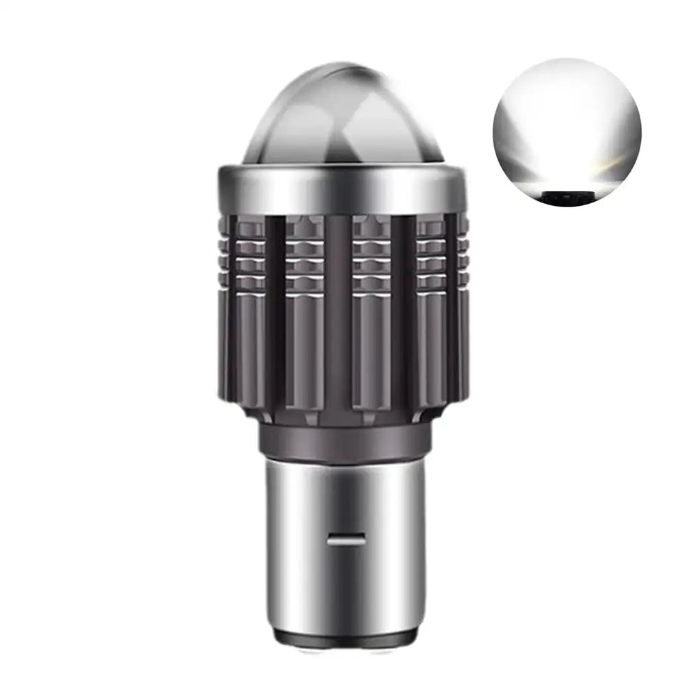 BA20D LED Motorcycle Headlight Bulb 12000LM Hi/Lo Beam 12V