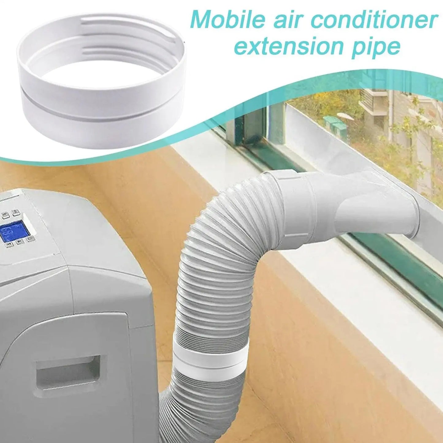 Universal Portable AC Hose Adapter | 130mm & 150mm Coupler