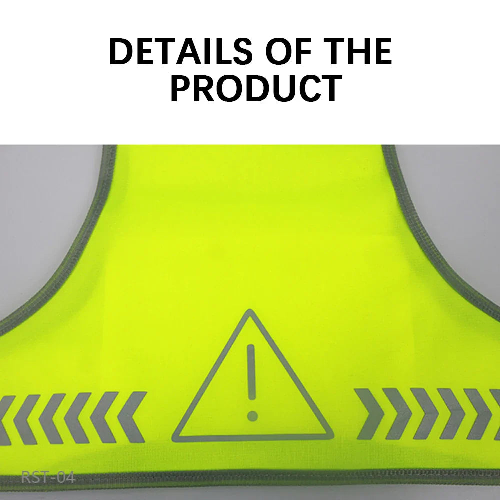 High Visibility Reflective Safety Vest | Running & Cycling