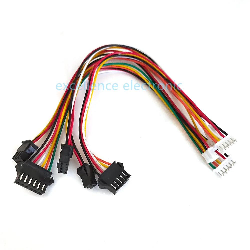 5PCS SM 2.54mm XH/PH2.0 Plug/Socket 2P/3P/4P/5P/6P Conversion Cable 20cm 26AWG SM2.54 Extension Cable Peaceful Pleasures Health and Wellness PH2.0 to SM Female 3P 20cm