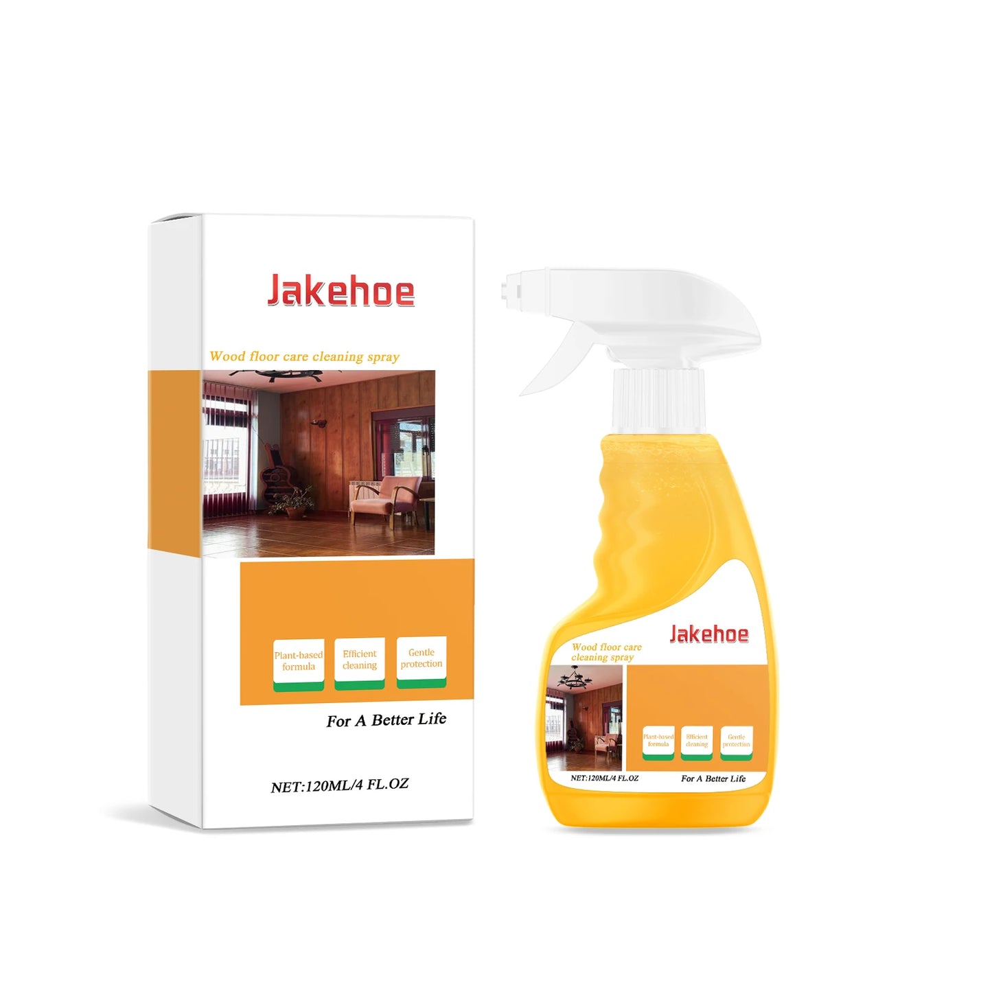 Jakehoe Wood Floor Cleaning & Polishing Spray | Beeswax