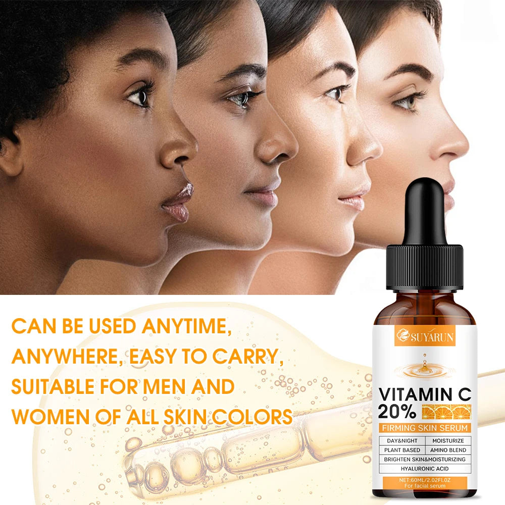 SUYARUN Retinol Aloe Vitamin C Firming Serum - Anti-Aging Face Moisturizer, Brightening, Wrinkle Reduction, Skin Tightening. Peaceful Pleasures Health and Wellness