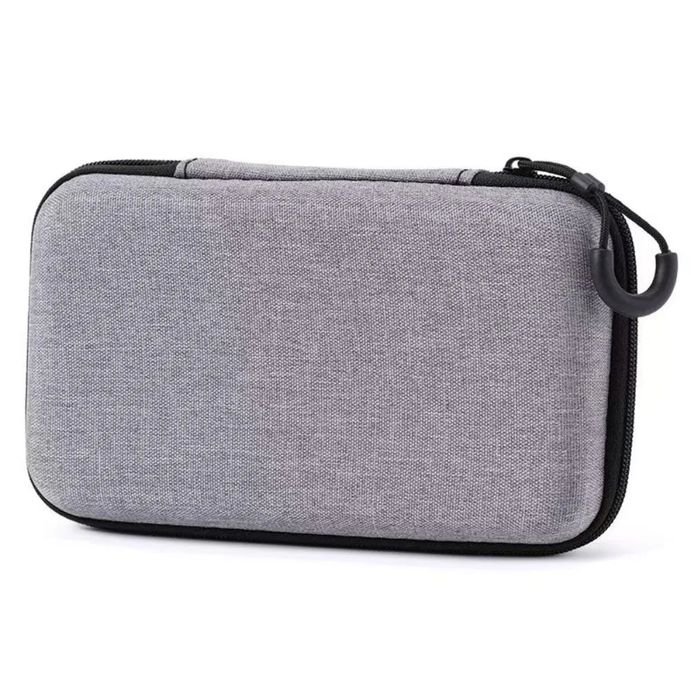 Shockproof Hard EVA Storage Bag Protective Dust-proof Earphone Storage Bag Portable Wear-resistant Data Cable Organizer Bag Peaceful Pleasures Health and Wellness 14-10-4cm