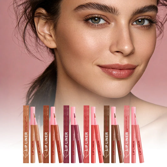 Waterproof Multi-Color Lip Liner Pencil – Moisturizing & Long-Lasting Lip Liner Pencil Oasis Select