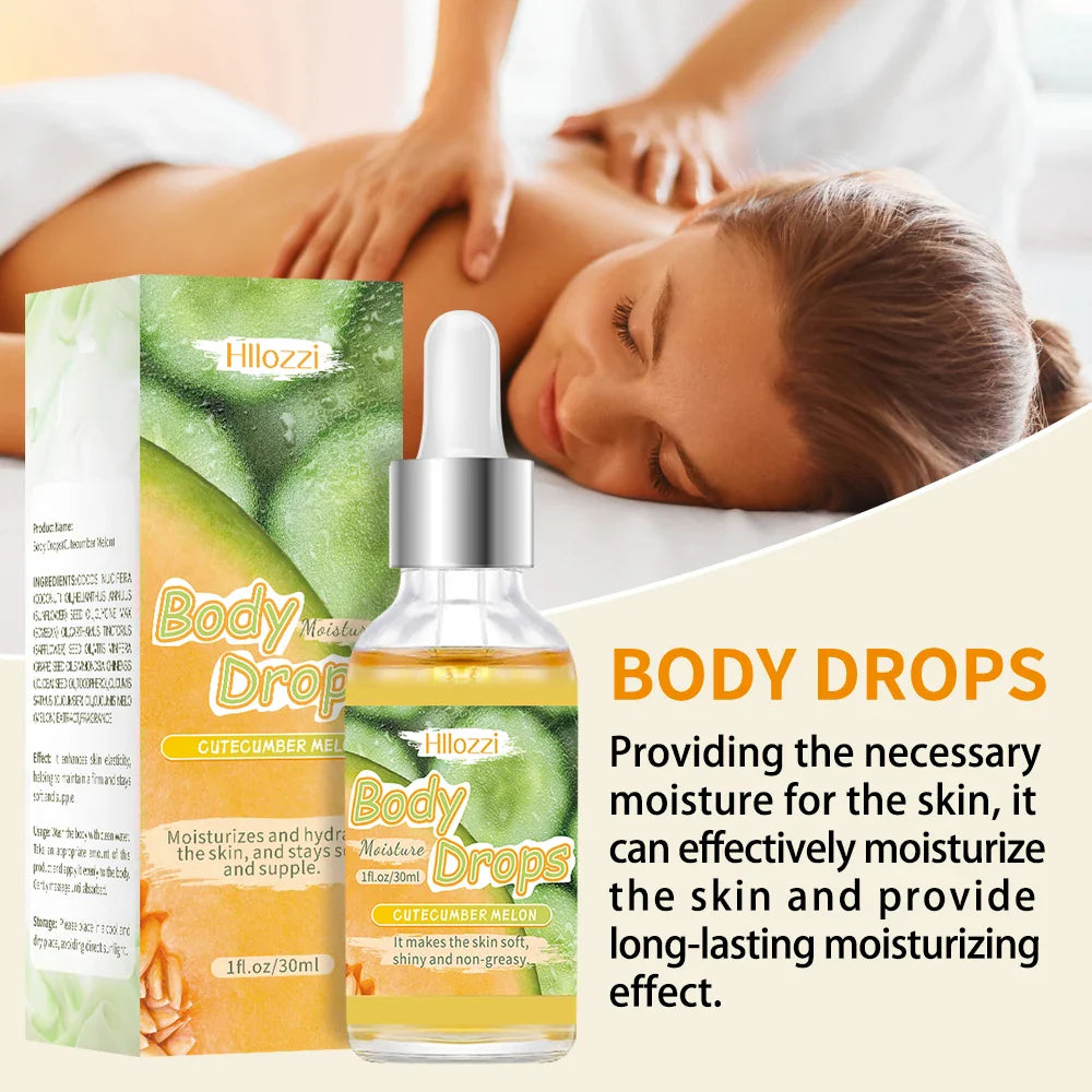 Cutecumber Melon Body Oil & Glaze Set + Rollerball Applicator