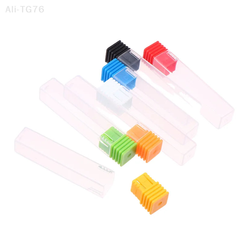 10-Pack Nail Drill Bit Storage Boxes | Clear Organizer Cases