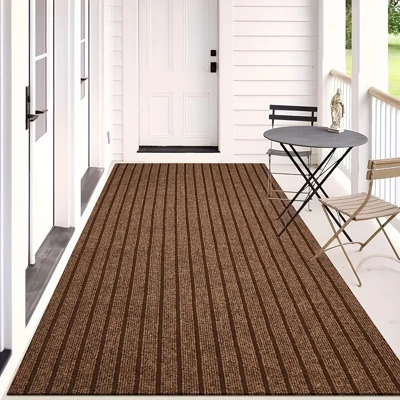 Non-Slip Striped Kitchen & Hallway Floor Mat | Self-Adhesive