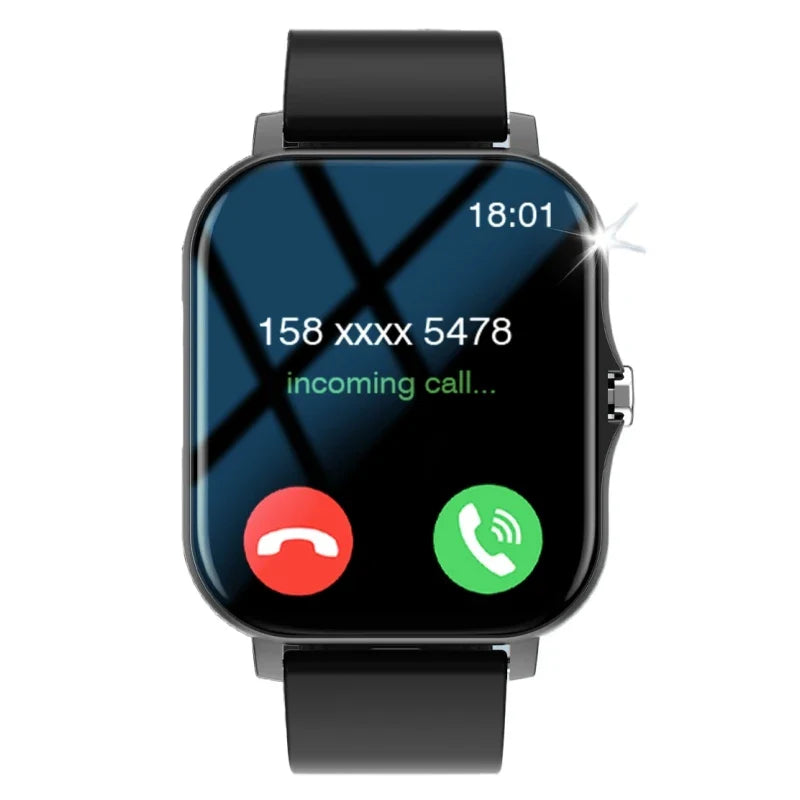 CHAOGENB Smart Watch – Bluetooth Calls, HD Touch Screen & Fitness