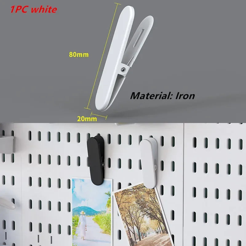 Home Pegboard Wall Hole Board Panels Decor Organizer Holder Mounting