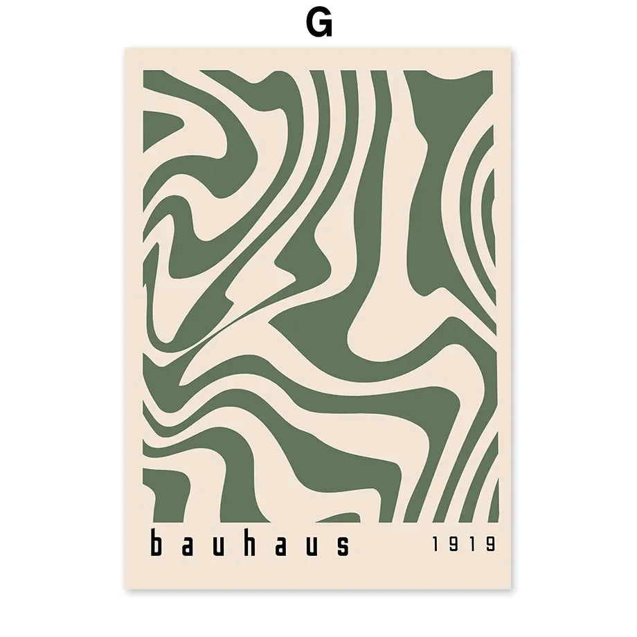 Abstract Matisse Bauhaus Picasso Exhibition Modern Wall Art Prints Canvas Painting Posters Wall Pictures For Living Room Deco Peaceful Pleasures Health and Wellness G 50x70cm Unframed