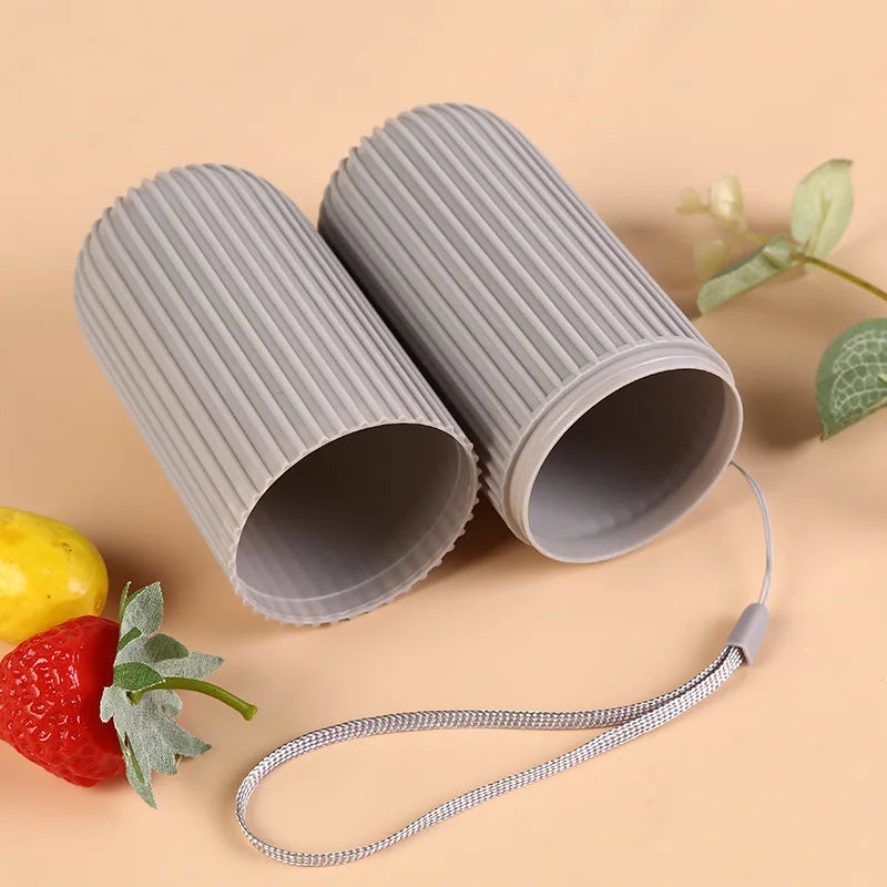 Portable Travel Toothbrush Holder & Toothpaste Case
