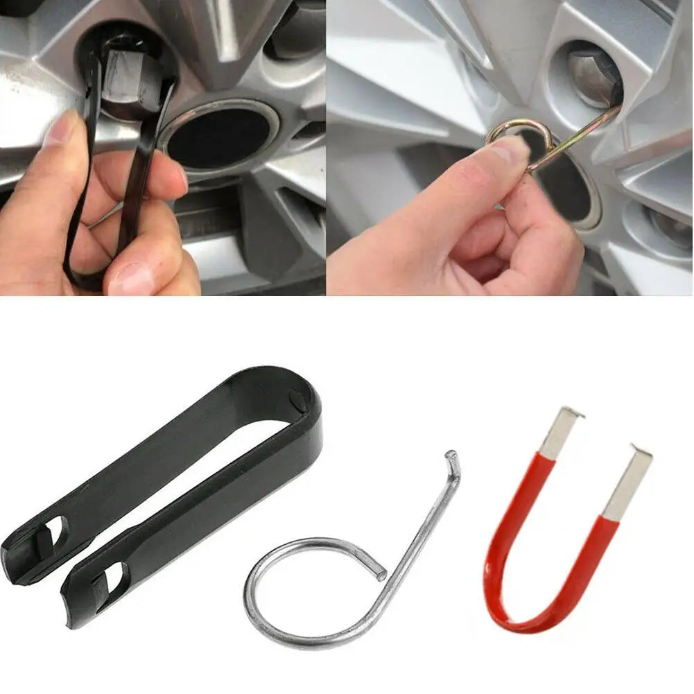 3 Pcs Wheel Bolt Nut Cap Remover Tool for Cars Peaceful Pleasures Health and Wellness