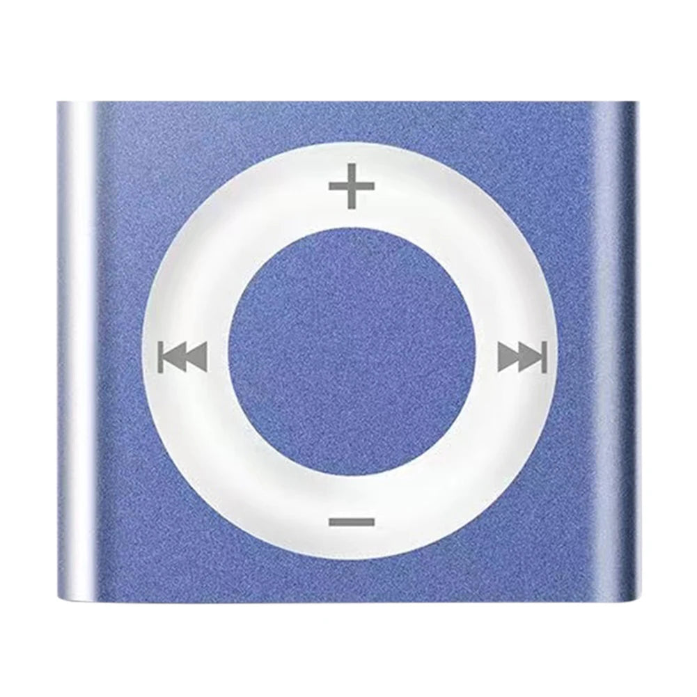 Mini Audio Player Build in Speaker Clip-on Sports Music Player Rechargeable 180mAh with Headphone Support TF Card for Boys Girls Peaceful Pleasures Health and Wellness Purple