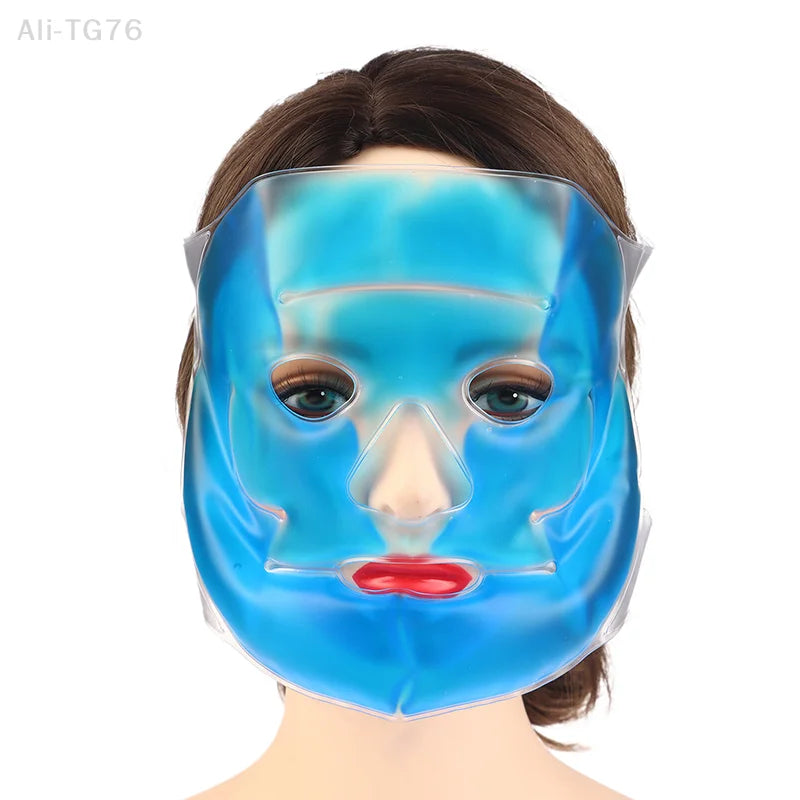 Cold Gel Face Mask – Full Face Ice & Hot Compress Pad