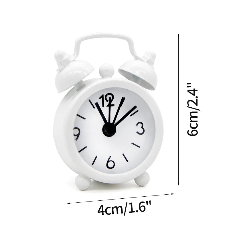 Nordic Style Alarm Clock Digital Quartz Clock Home Ornament Portable Mute Clocks with Metal Stand for Bedroom Decor Peaceful Pleasures Health and Wellness S3-1
