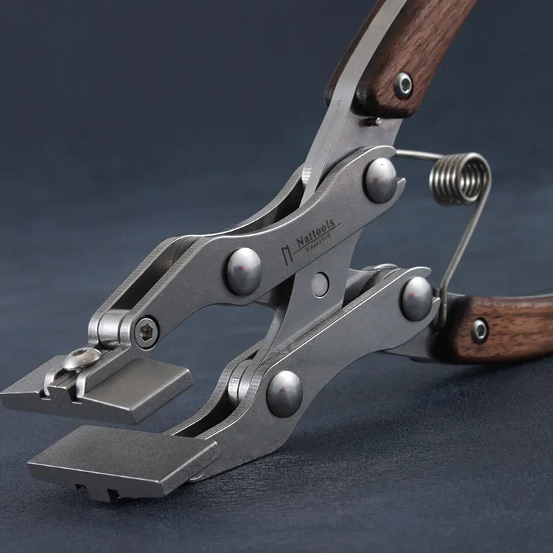 Stainless Steel Leather Flat Pliers Professional Parallel Pliers Handmade DIY Craftsman Leather Craft Tools Peaceful Pleasures Health and Wellness