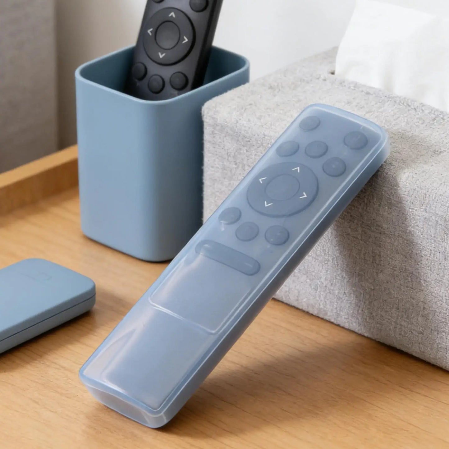 Silicone Remote Cover Transparent Protective Sleeve Universal for TV AC Audio Remote, Home Living Room, Dustproof Anti-Slip ﻿ Peaceful Pleasures Health and Wellness