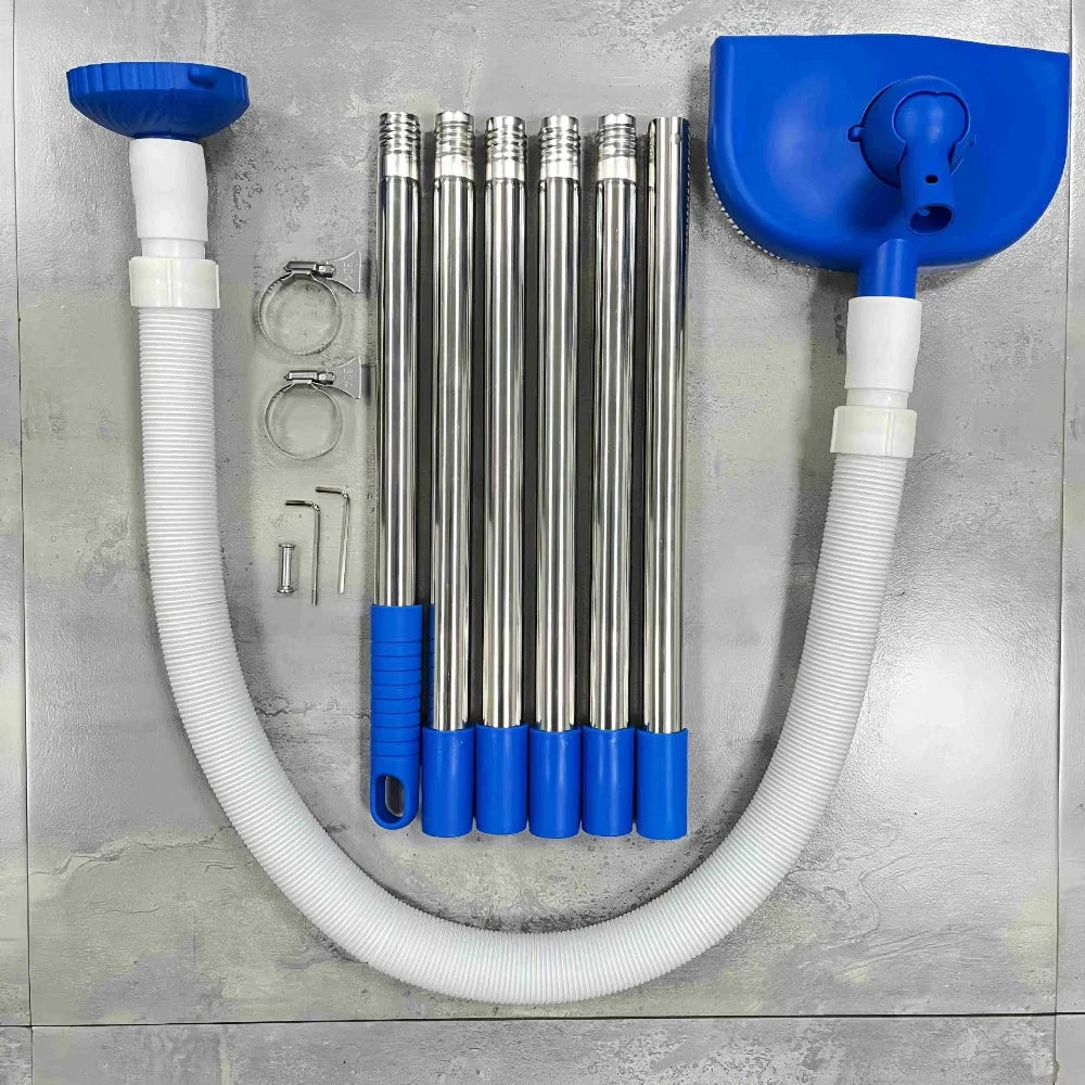 Handheld Pool Vacuum Cleaner – Automatic Suction, 4 Lengths