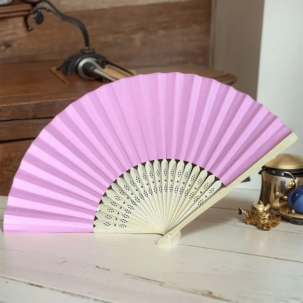 Blank Bamboo Folding Fan – DIY Calligraphy & Painting Hand Fan Peaceful Pleasures Health and Wellness