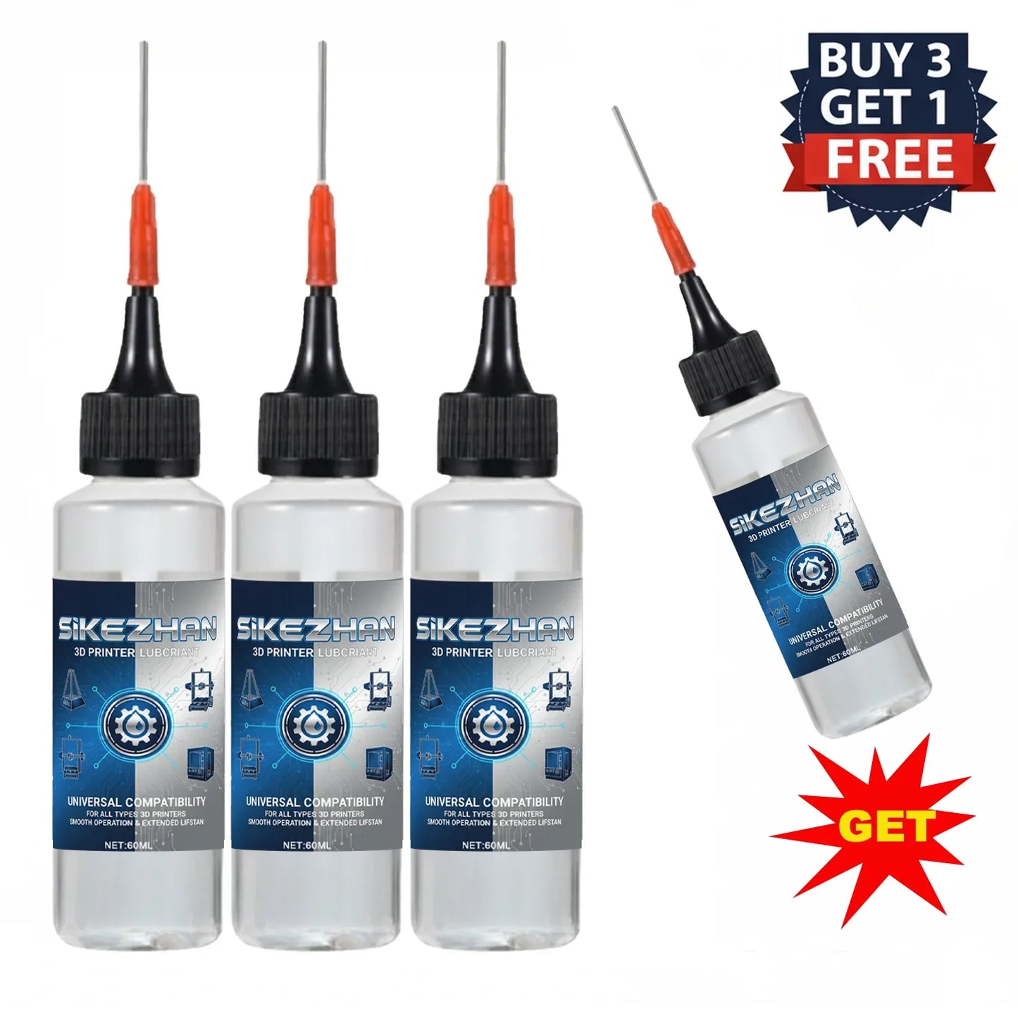3D Printer Lubricant Grease & Oil – Rails, Bearings & Screws