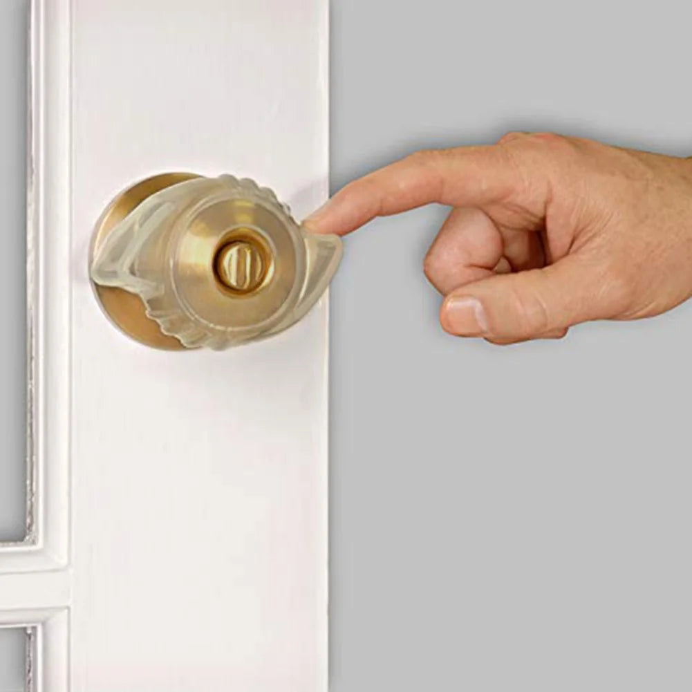 Soft Rubber Door Handle Grip Covers Accessibility Converts Round