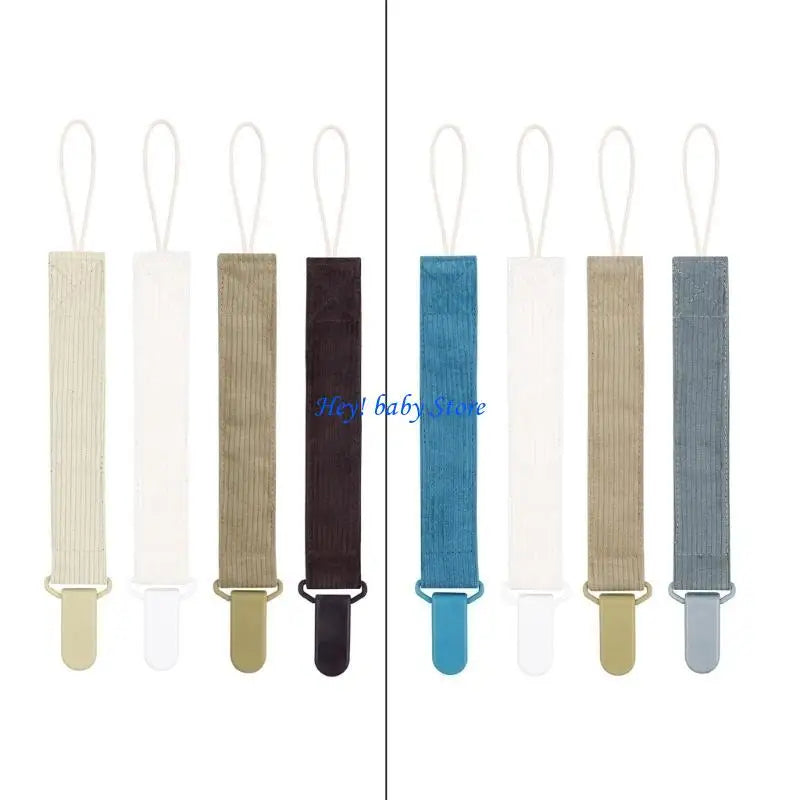 Baby Pacifier Chain Clip Holder Strap – 4 Pack for Newborns