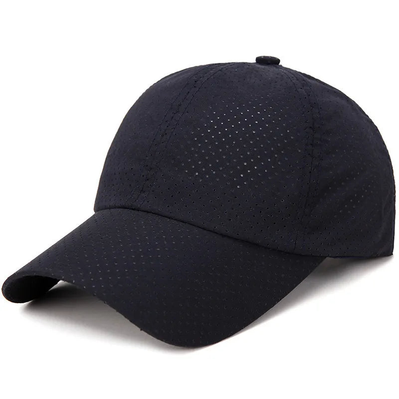 Quick-Dry Fishing Hat | Ventilated Mesh Long Brim Baseball Cap