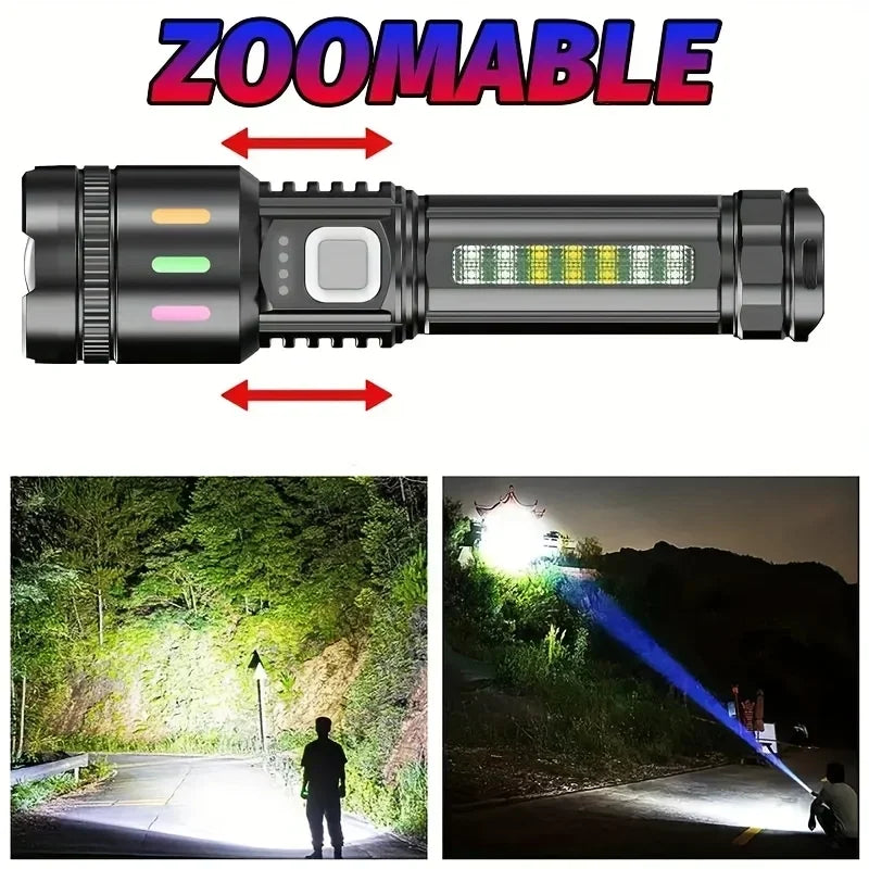 POCKETMAN 3800 Lumen Rechargeable Flashlight | 5 Modes USB-C