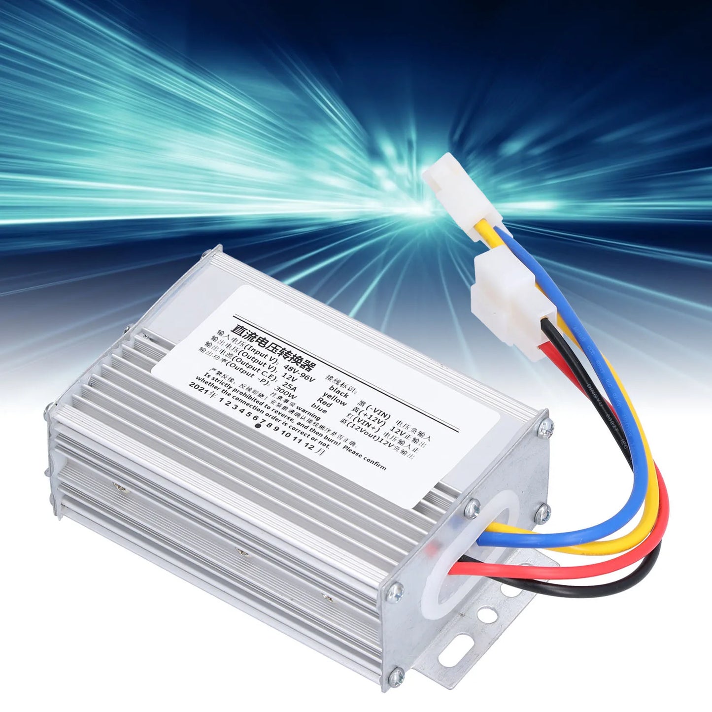 48V‑96V to 12V Voltage Converter Stable Waterproof Efficient Output Power Supply Step‑Down to Power Supply Peaceful Pleasures Health and Wellness