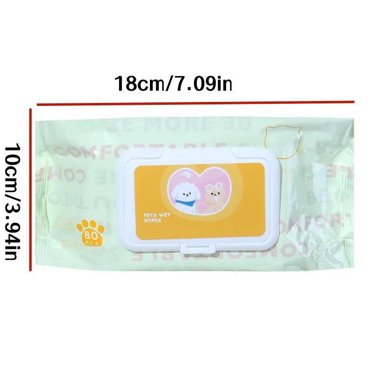 Pet Wipes for Dogs & Cats | Tear Stain & Body Cleaning 3-Pack