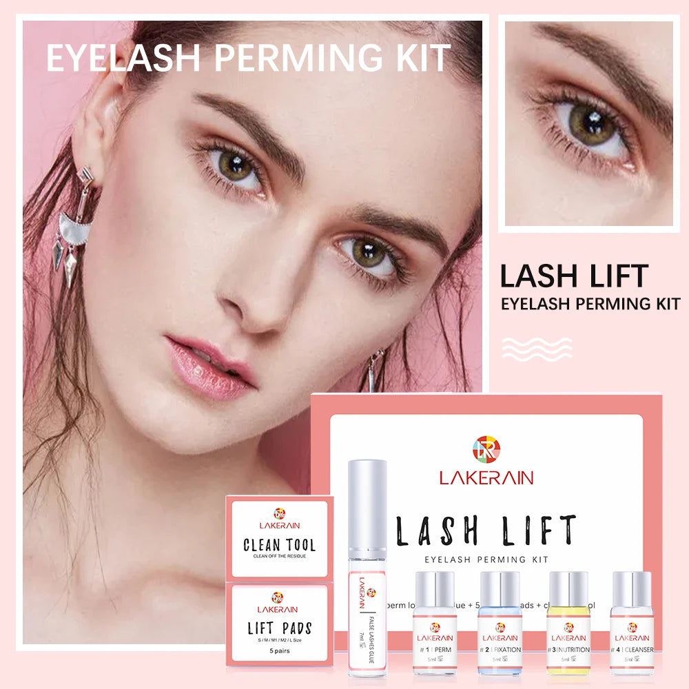 New Lash Lift Kit Long Lasting Eyelash Lifting Perming Lotion Fixation Glue Curly Lasher Beauty Salon Home Use Pro Kit Peaceful Pleasures Health and Wellness
