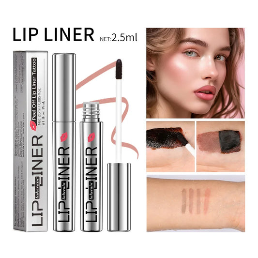 Peel Off Tattoo Lip Liner – Waterproof Matte Lip Stain, 4 Colors Peel Off Lip Liner Oasis Select