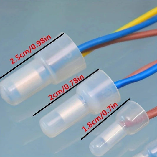 120Pcs Closed End Crimp Wire Connectors 22-10 AWG | 3 Sizes Crimp Wire Connectors Peaceful Pleasures Health and Wellness