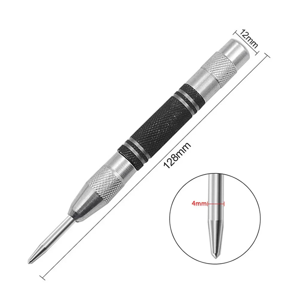 Automatic Center Punch Spring-Loaded | Metal, Wood & Glass Marker