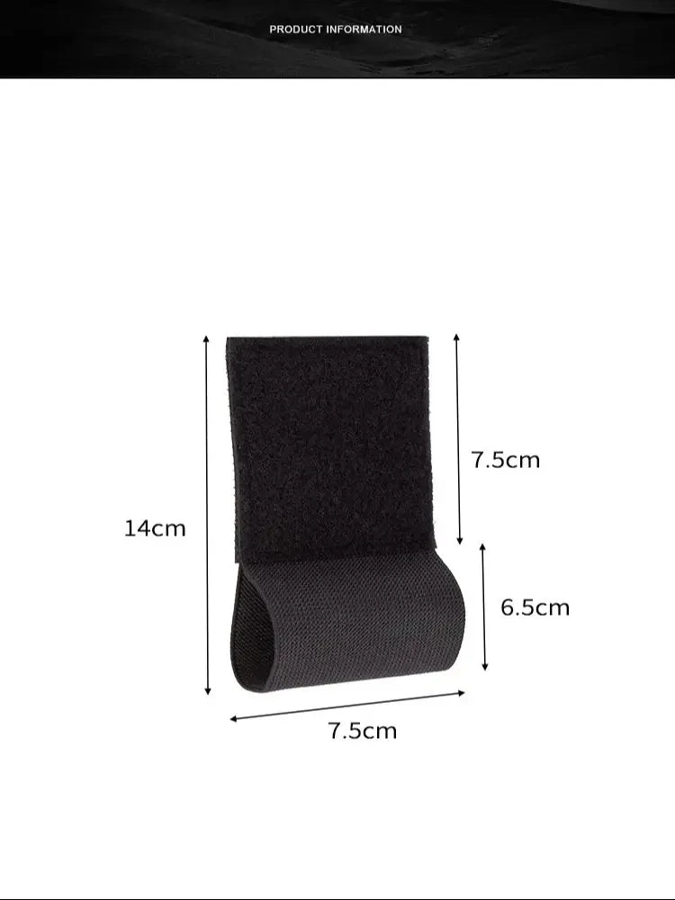 Elastic tourniquet holder hook and ring outdoor EDC bag plate carrier chest Rig vest belt carrying emergency storage tourniquet Peaceful Pleasures Health and Wellness
