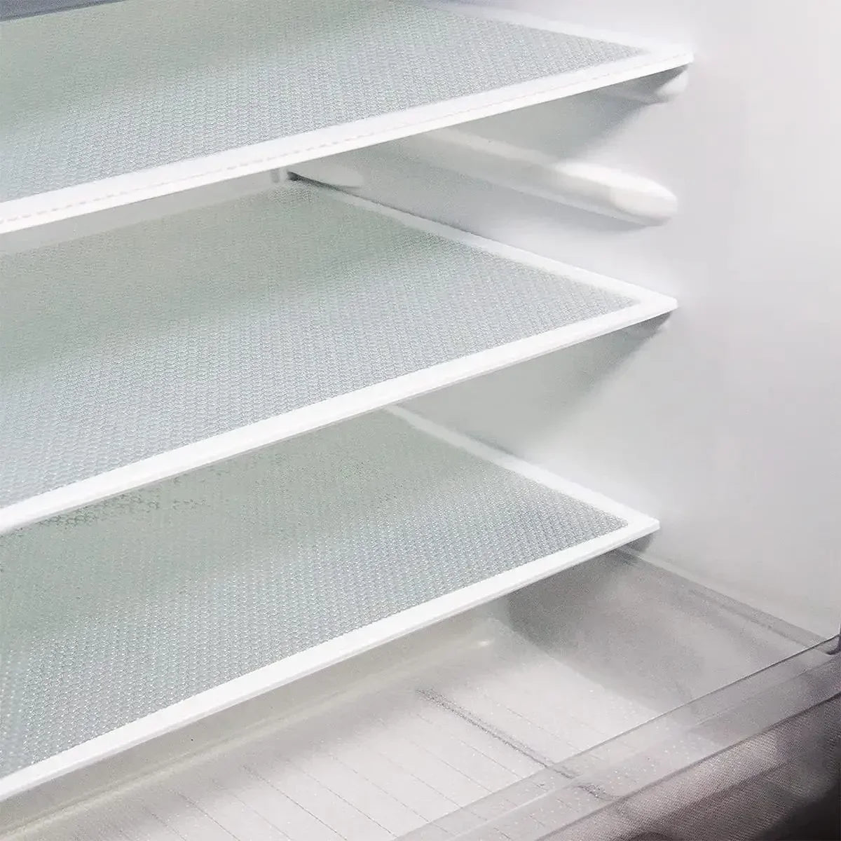4-Pack EVA Fridge Liner Mats – Washable, Non-Slip, BPA-Free
