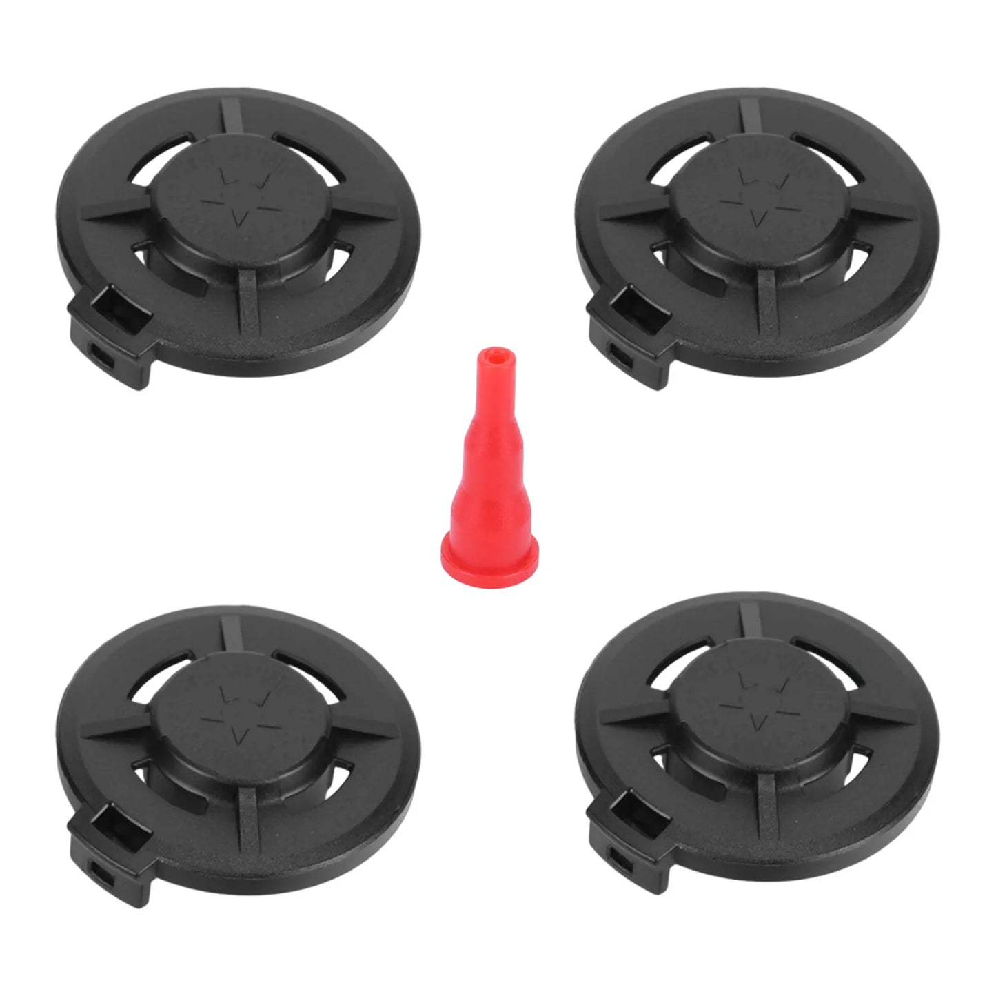 Four-color Long Gas Tank Protective Cover Caps Outdoor CB Tank Cassette Gas Tank Dust Cover Leak-proof Protective Cover Lids Peaceful Pleasures Health and Wellness Black