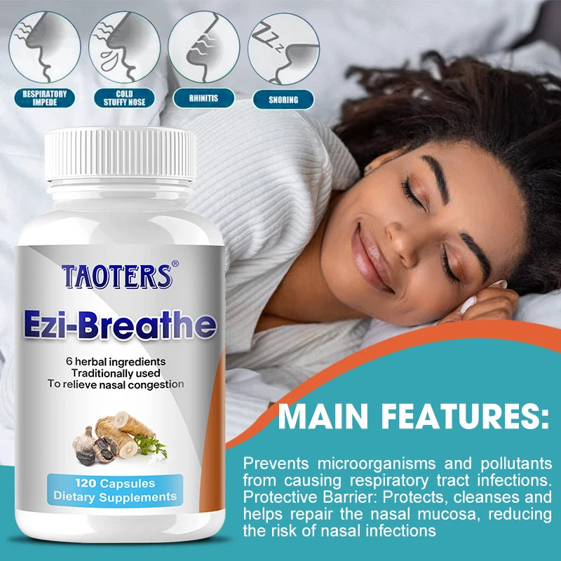 Ezi-Breathe Capsules | 6-in-1 Lung & Respiratory Support