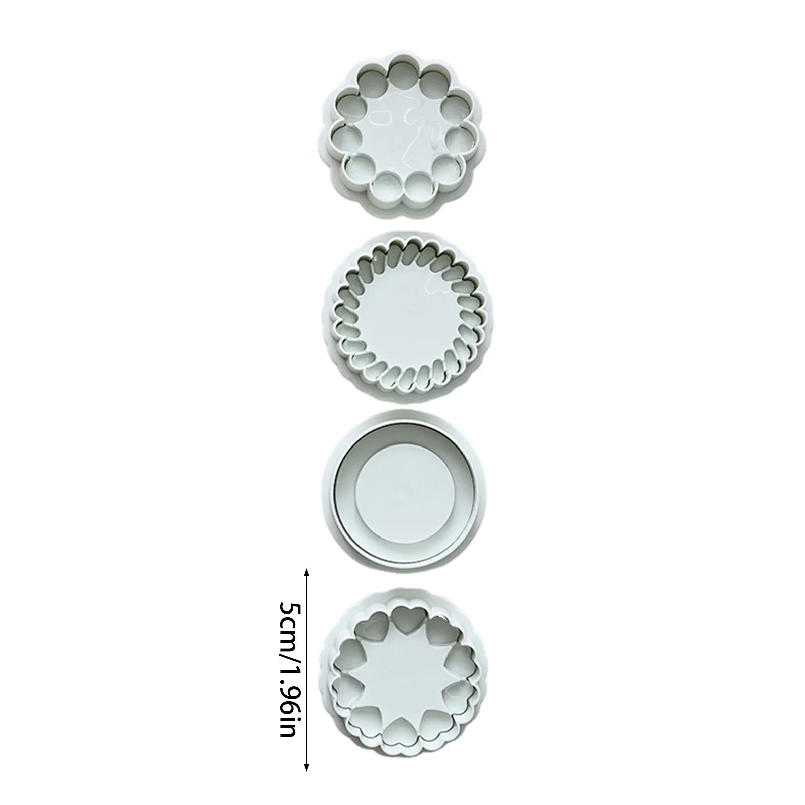 DIY Jam Chocolate Biscuit Mold Christmas Plastic Pressable Fondant Cookie Stamp Suitable for Spread Joy and Sweetness Peaceful Pleasures Health and Wellness